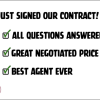 JUST SIGNED OUR CONTRACT! BEST AGENT EVER!
