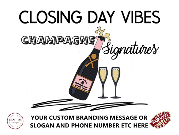 CLOSING DAY VIBES- champagne and signatures - Image 2