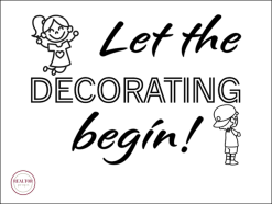 Let the decorating begin!