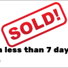 SOLD in less than 7 days