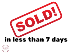 SOLD in less than 7 days